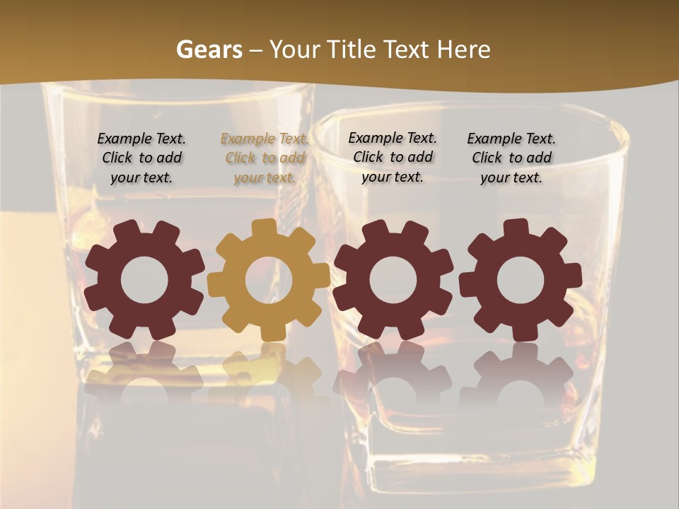 Alcohol Brandy Whiskey PowerPoint Template