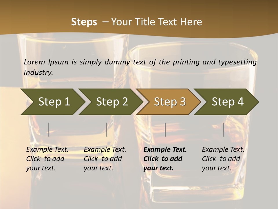 Alcohol Brandy Whiskey PowerPoint Template
