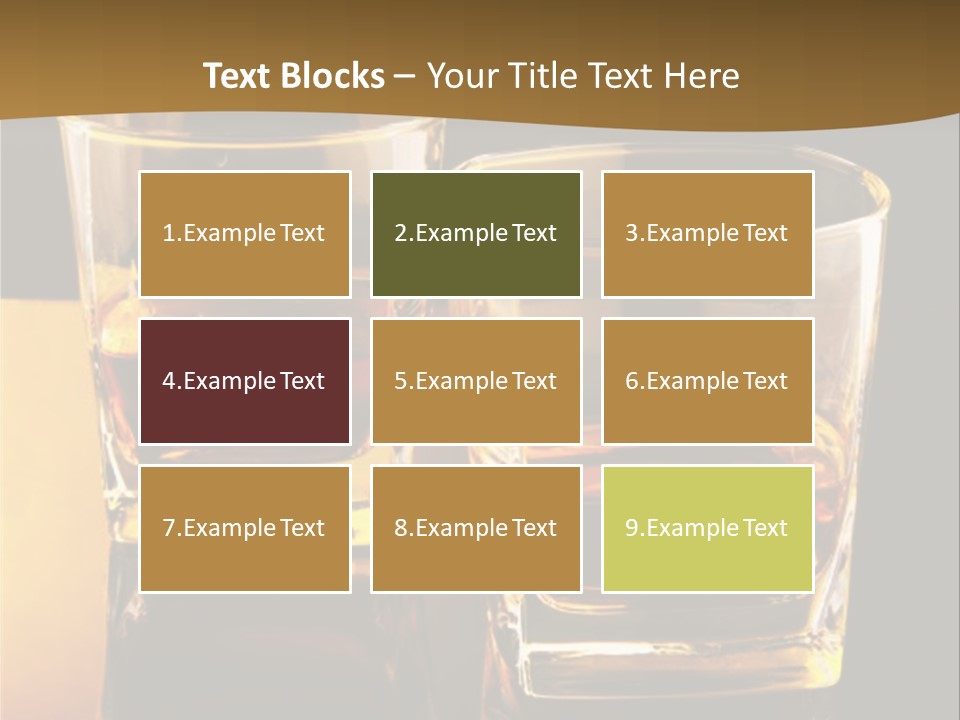 Alcohol Brandy Whiskey PowerPoint Template