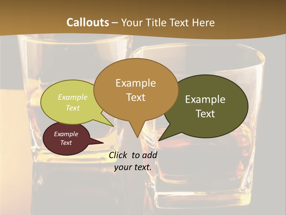 Alcohol Brandy Whiskey PowerPoint Template