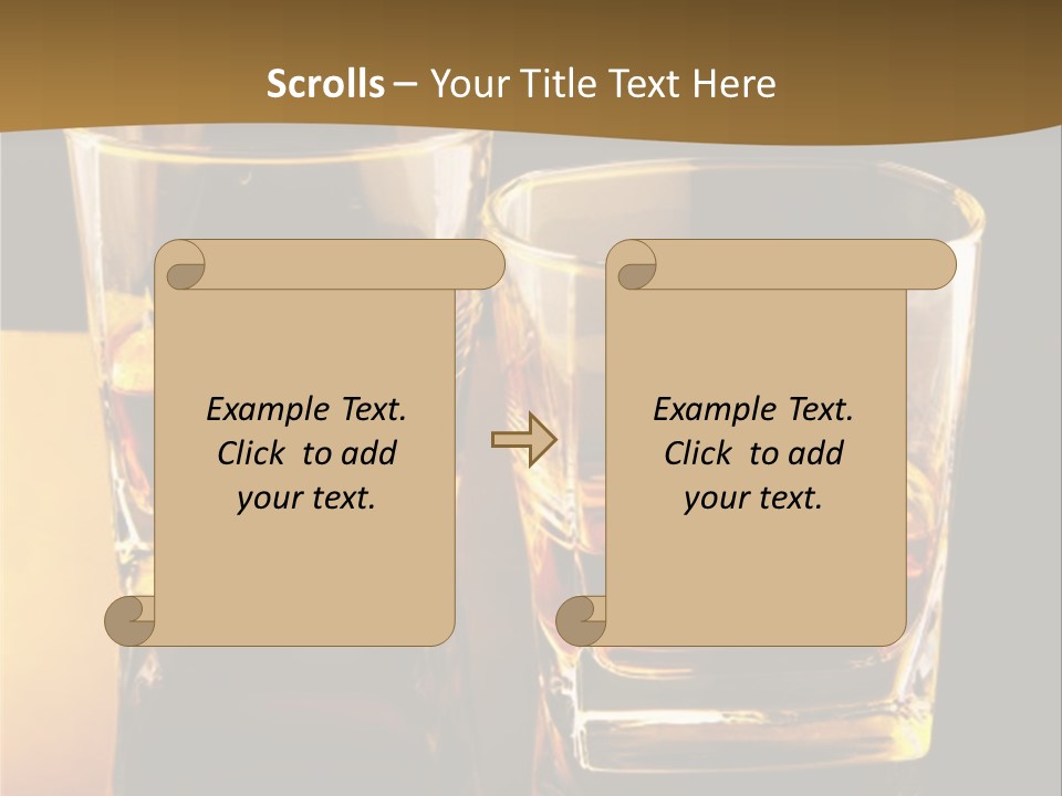Alcohol Brandy Whiskey PowerPoint Template