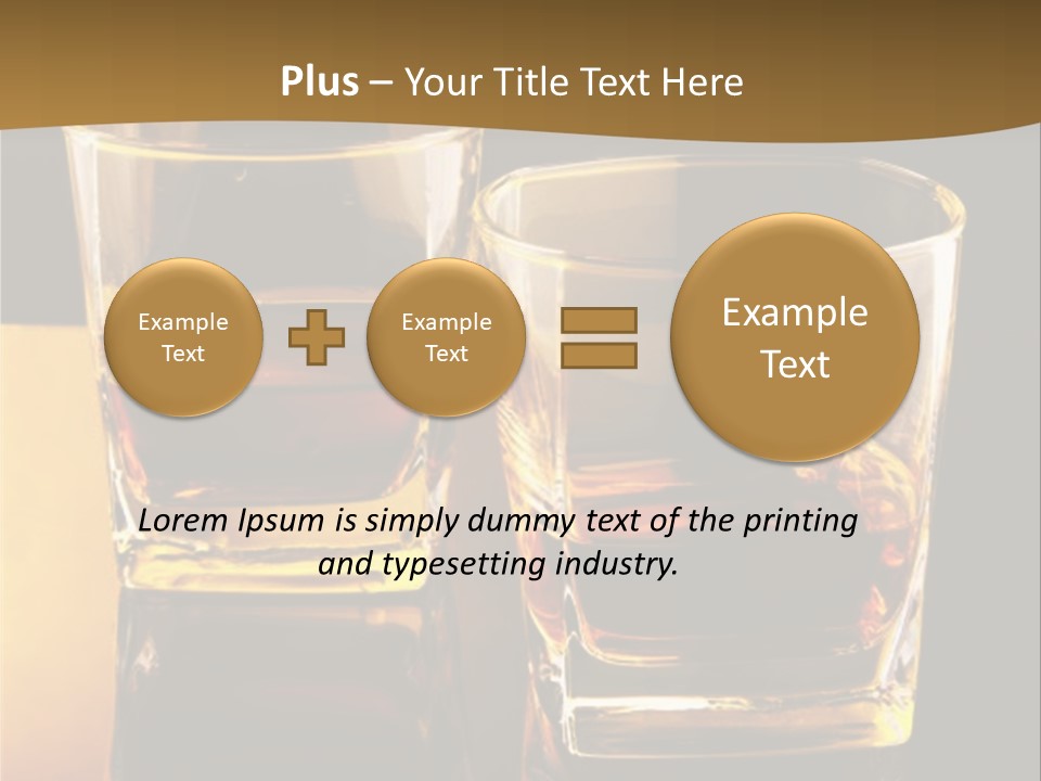 Alcohol Brandy Whiskey PowerPoint Template