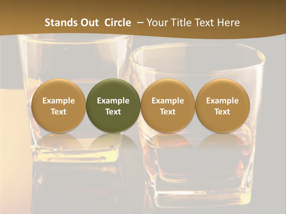 Alcohol Brandy Whiskey PowerPoint Template
