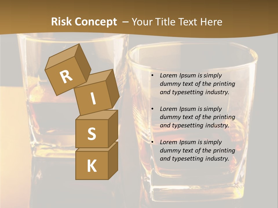 Alcohol Brandy Whiskey PowerPoint Template