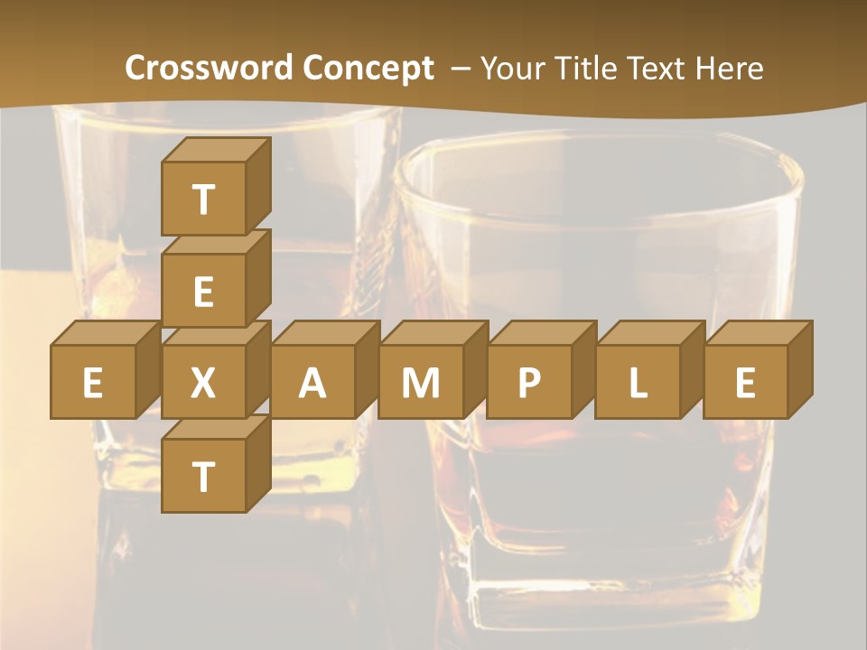 Alcohol Brandy Whiskey PowerPoint Template