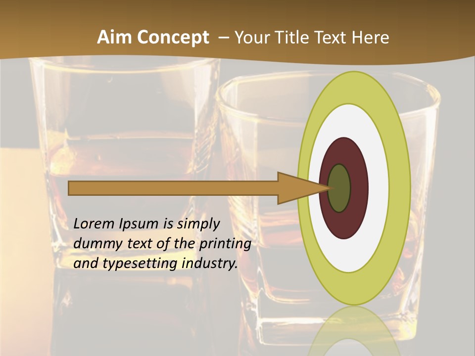Alcohol Brandy Whiskey PowerPoint Template