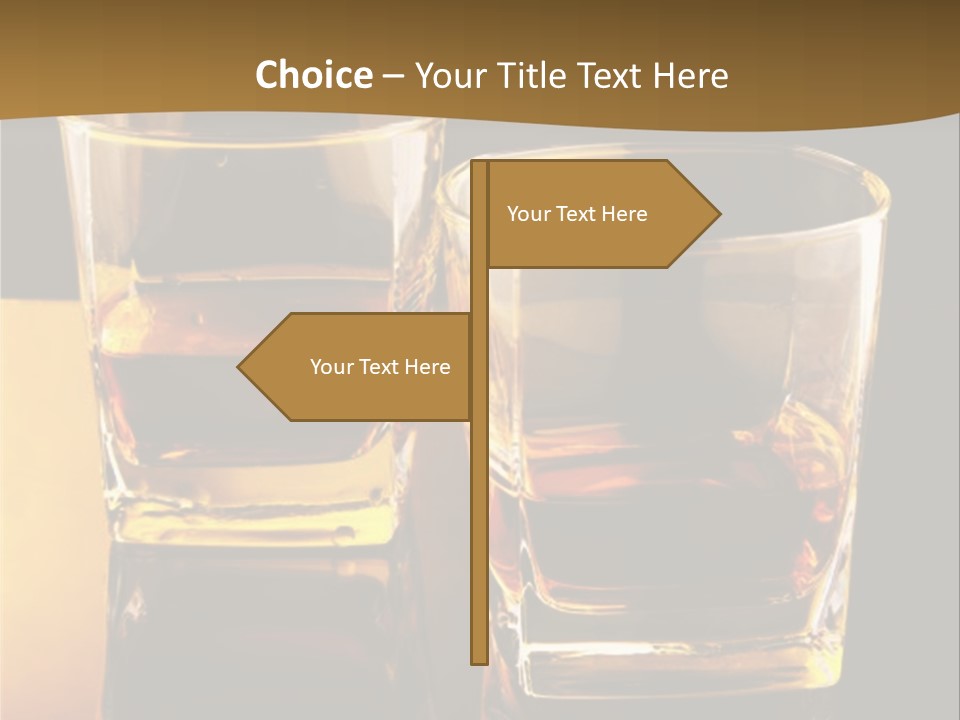 Alcohol Brandy Whiskey PowerPoint Template