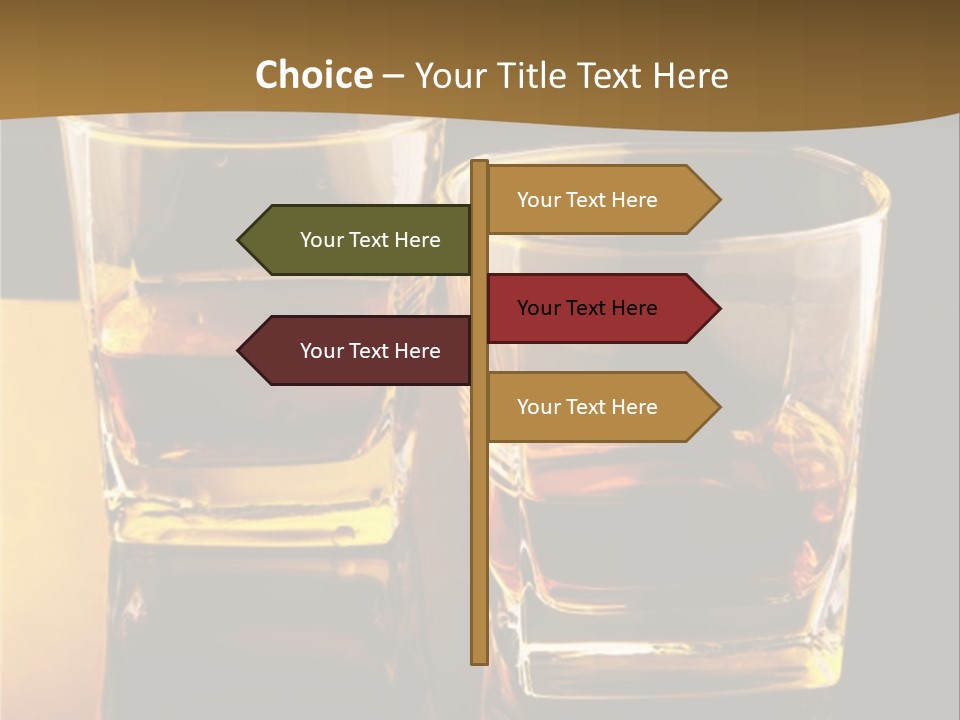 Alcohol Brandy Whiskey PowerPoint Template