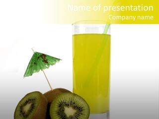 Summer Beverage Sweet PowerPoint Template