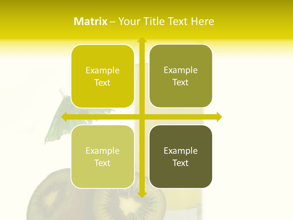 Summer Beverage Sweet PowerPoint Template