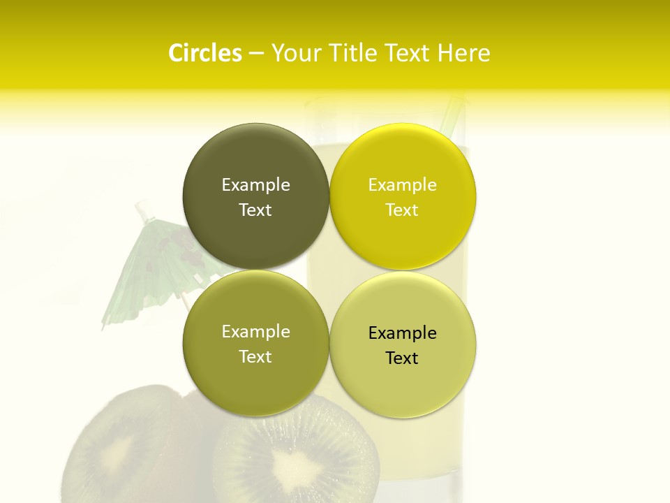 Summer Beverage Sweet PowerPoint Template