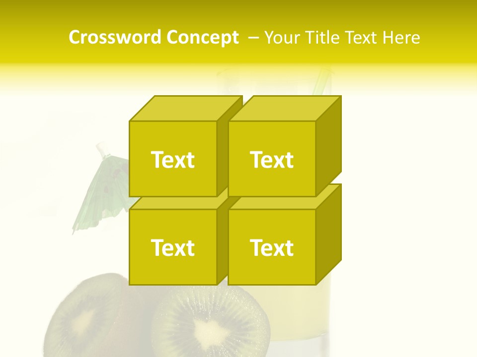 Summer Beverage Sweet PowerPoint Template