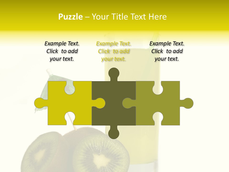 Summer Beverage Sweet PowerPoint Template