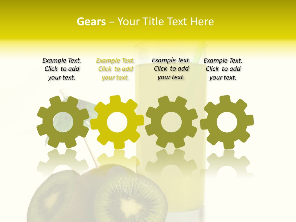 Summer Beverage Sweet PowerPoint Template