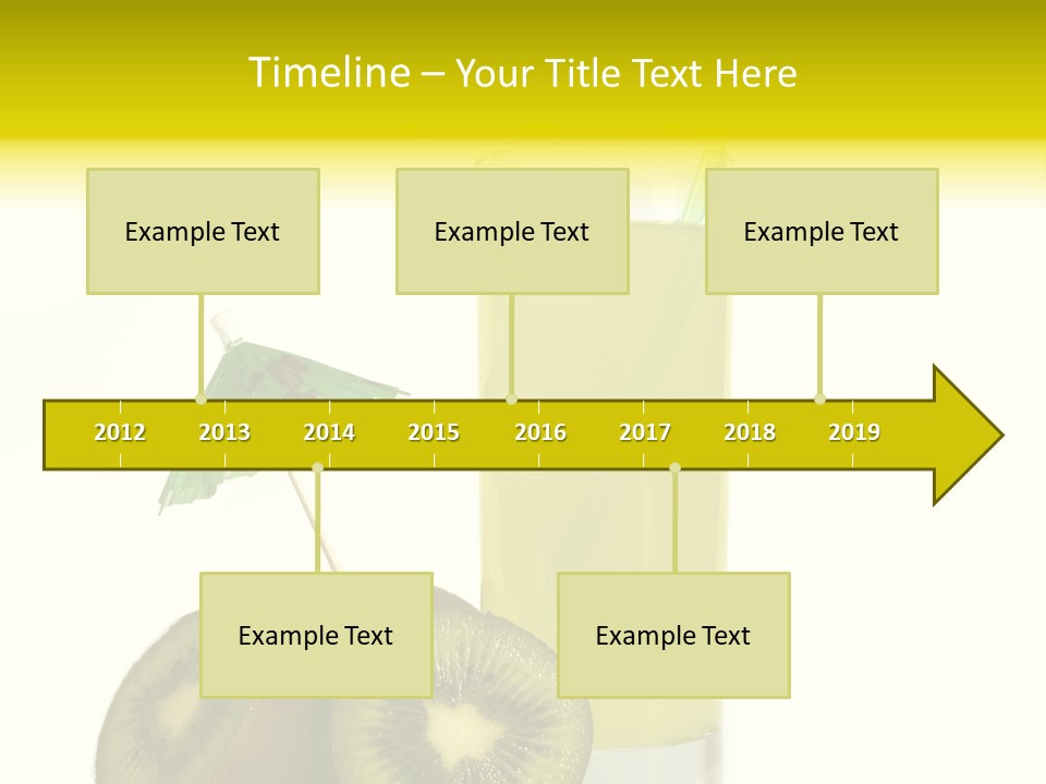 Summer Beverage Sweet PowerPoint Template