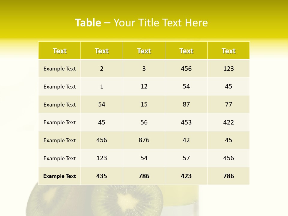 Summer Beverage Sweet PowerPoint Template