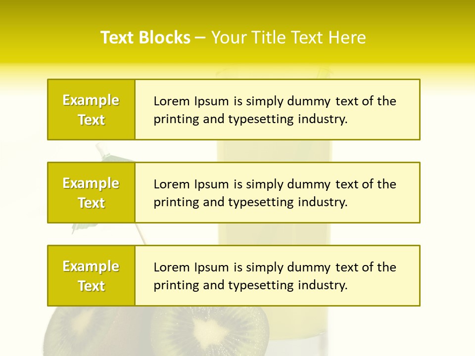 Summer Beverage Sweet PowerPoint Template