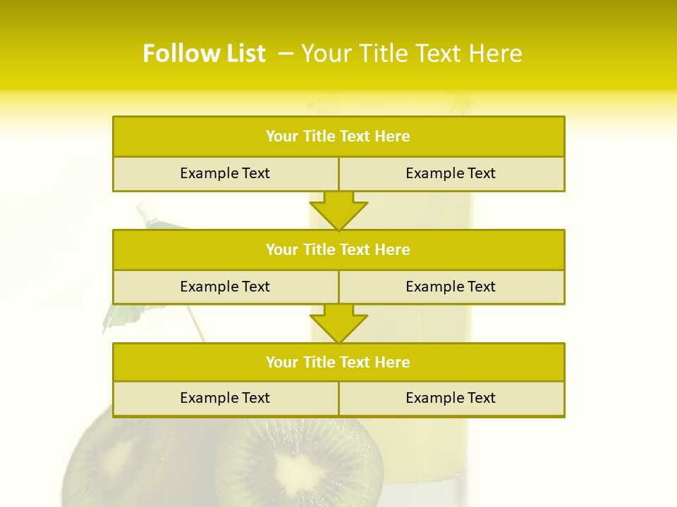 Summer Beverage Sweet PowerPoint Template