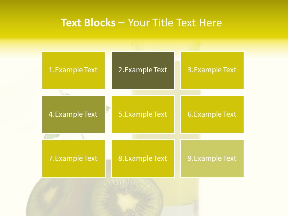 Summer Beverage Sweet PowerPoint Template