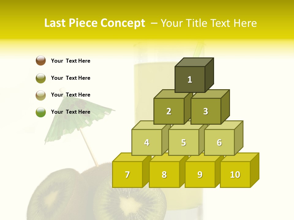 Summer Beverage Sweet PowerPoint Template