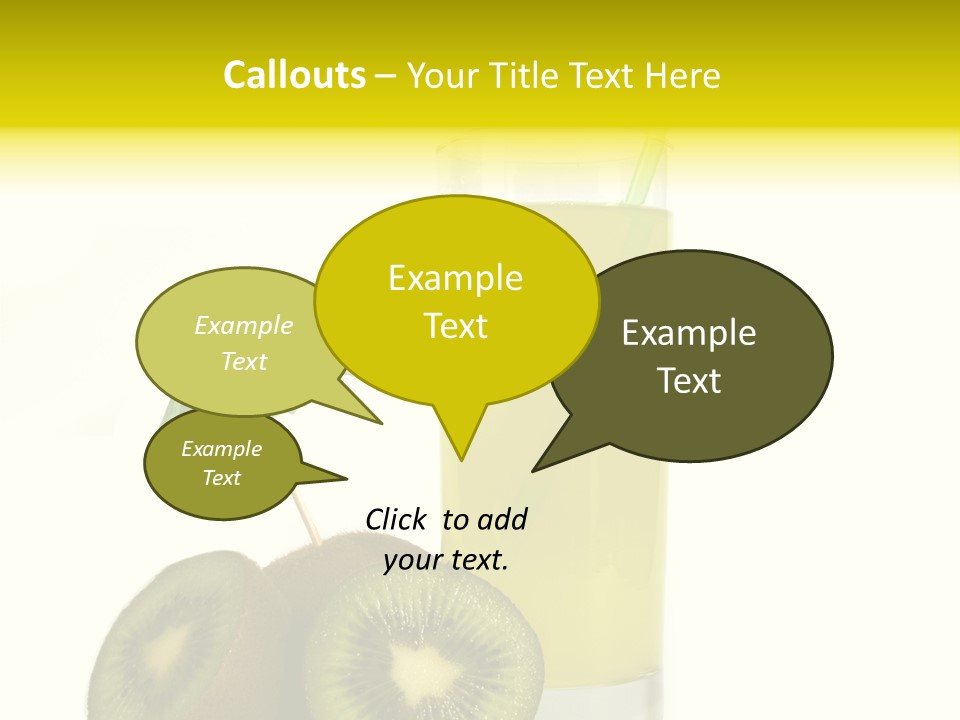 Summer Beverage Sweet PowerPoint Template