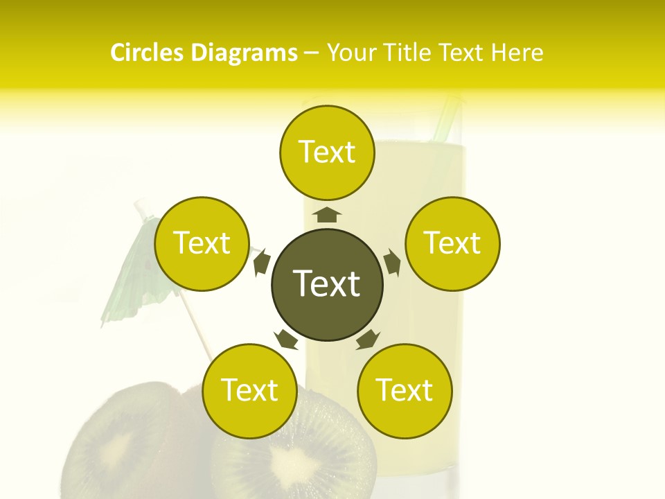 Summer Beverage Sweet PowerPoint Template