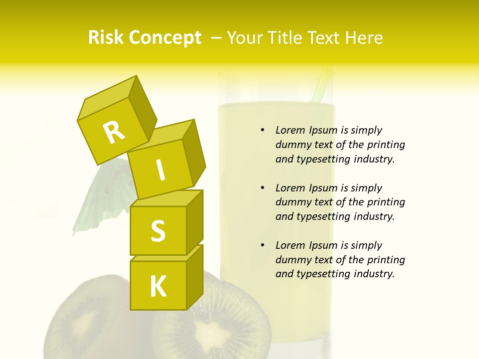 Summer Beverage Sweet PowerPoint Template