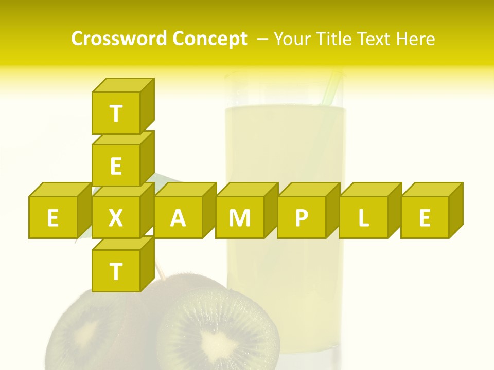 Summer Beverage Sweet PowerPoint Template