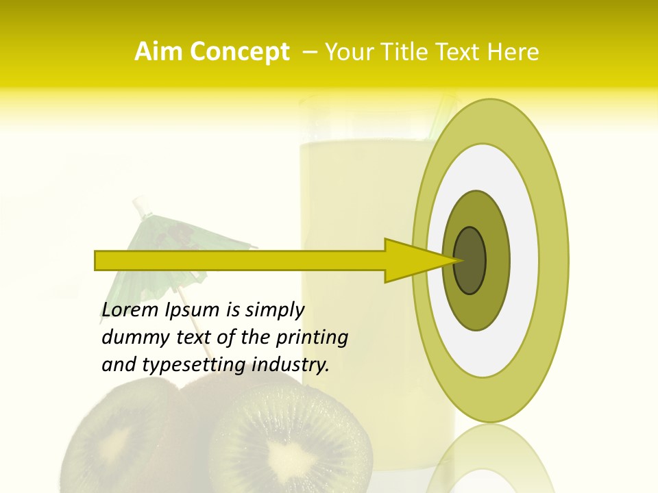 Summer Beverage Sweet PowerPoint Template