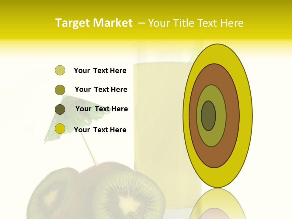 Summer Beverage Sweet PowerPoint Template