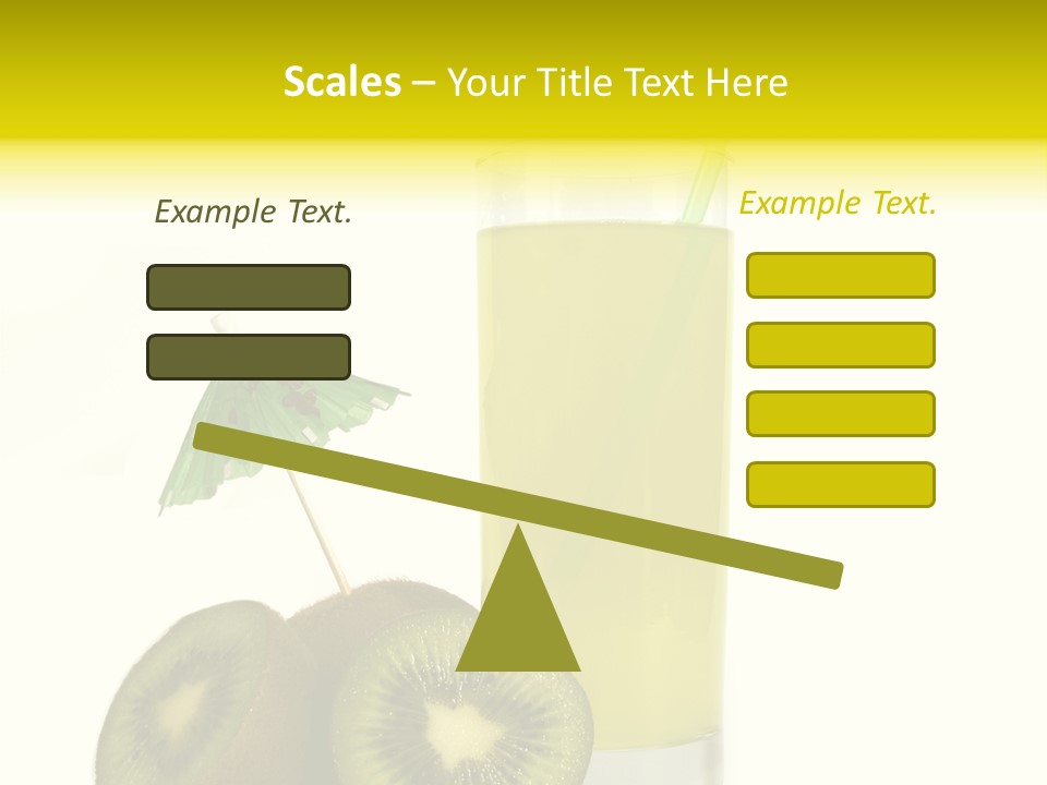 Summer Beverage Sweet PowerPoint Template