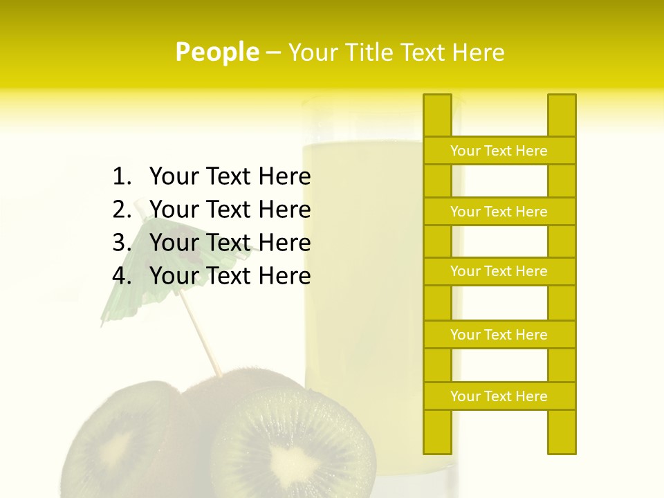 Summer Beverage Sweet PowerPoint Template