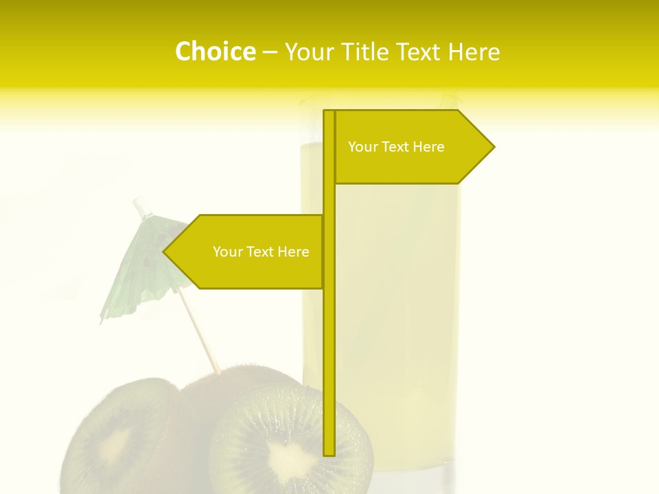 Summer Beverage Sweet PowerPoint Template