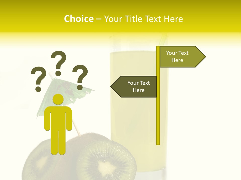 Summer Beverage Sweet PowerPoint Template