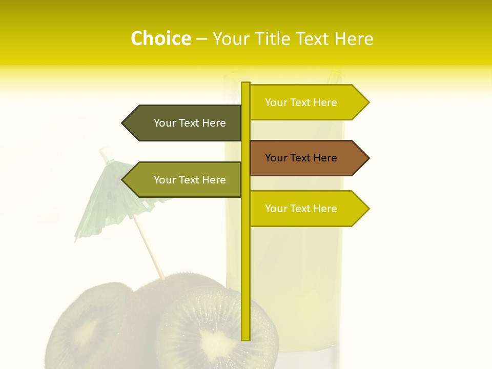 Summer Beverage Sweet PowerPoint Template