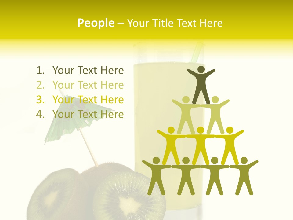 Summer Beverage Sweet PowerPoint Template