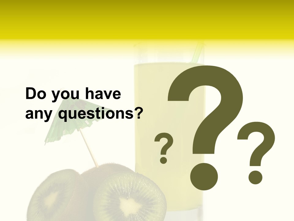 Summer Beverage Sweet PowerPoint Template