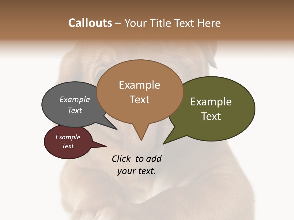 Square Image Brown Young PowerPoint Template