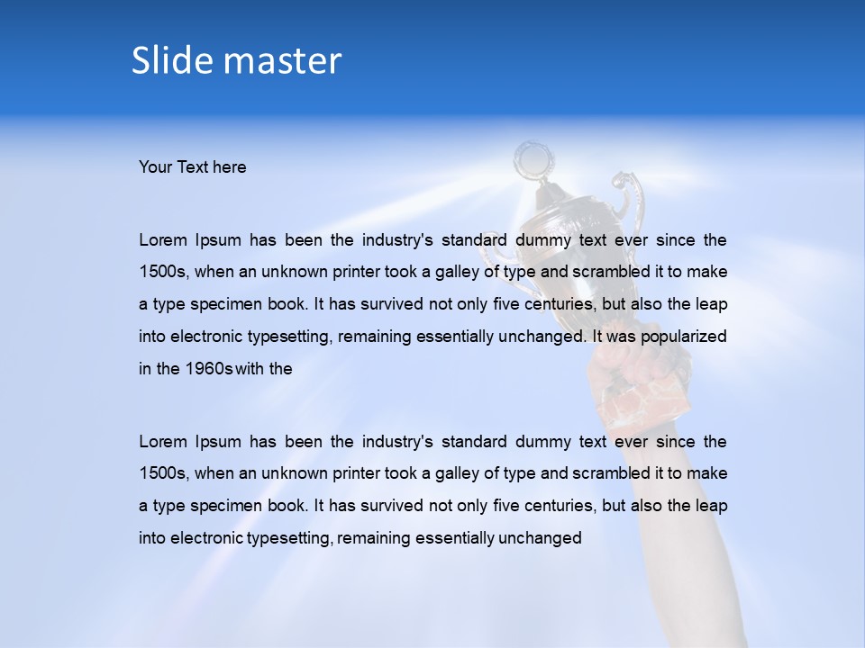 Reward Style Champ PowerPoint Template