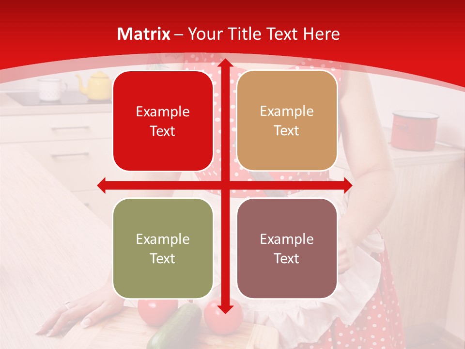 Surprised Dieting Portrait PowerPoint Template
