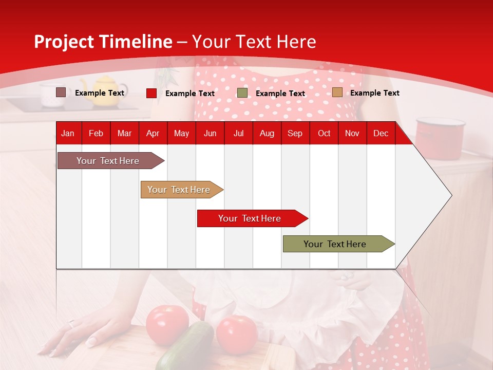 Surprised Dieting Portrait PowerPoint Template