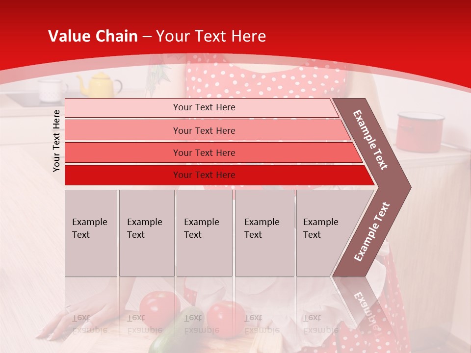 Surprised Dieting Portrait PowerPoint Template
