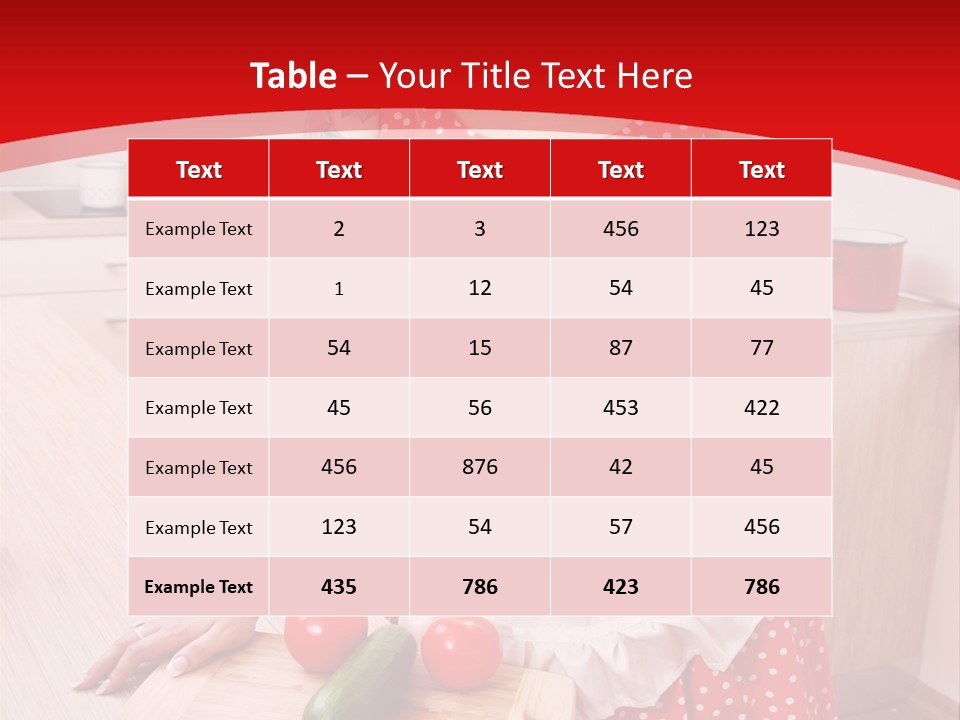 Surprised Dieting Portrait PowerPoint Template