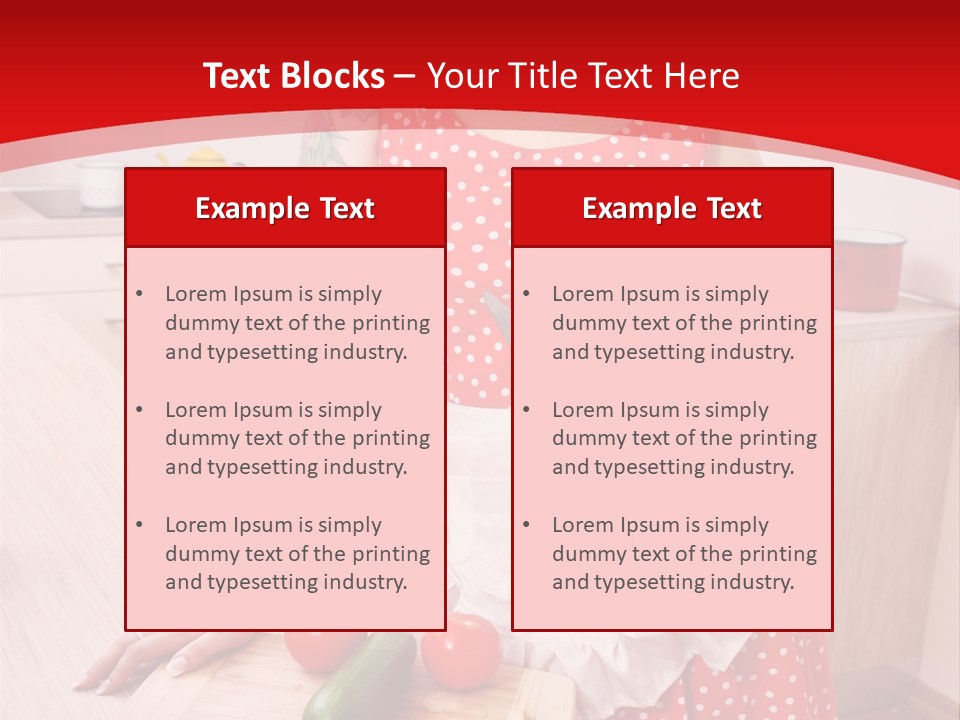 Surprised Dieting Portrait PowerPoint Template