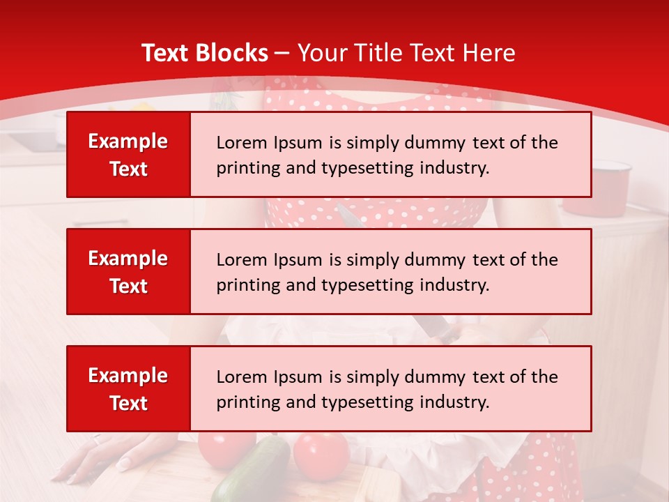 Surprised Dieting Portrait PowerPoint Template