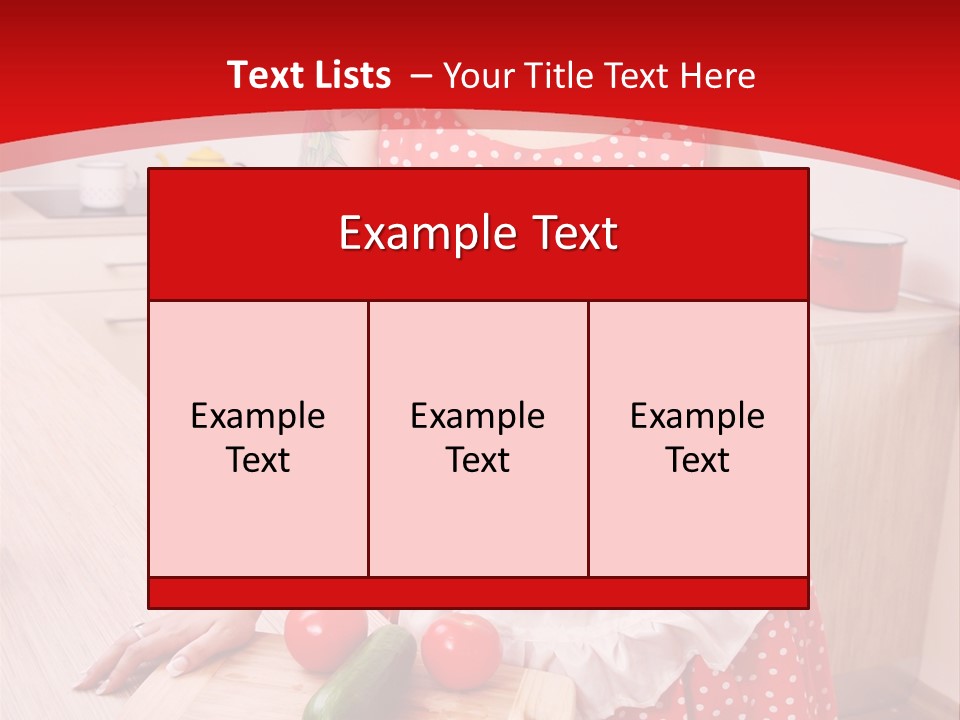 Surprised Dieting Portrait PowerPoint Template