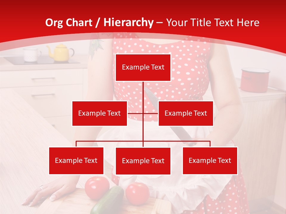 Surprised Dieting Portrait PowerPoint Template