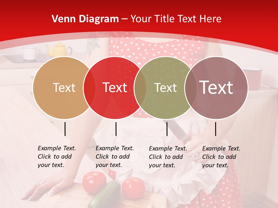 Surprised Dieting Portrait PowerPoint Template