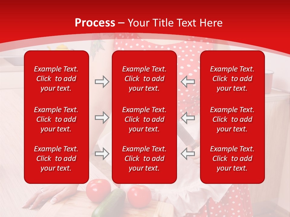 Surprised Dieting Portrait PowerPoint Template
