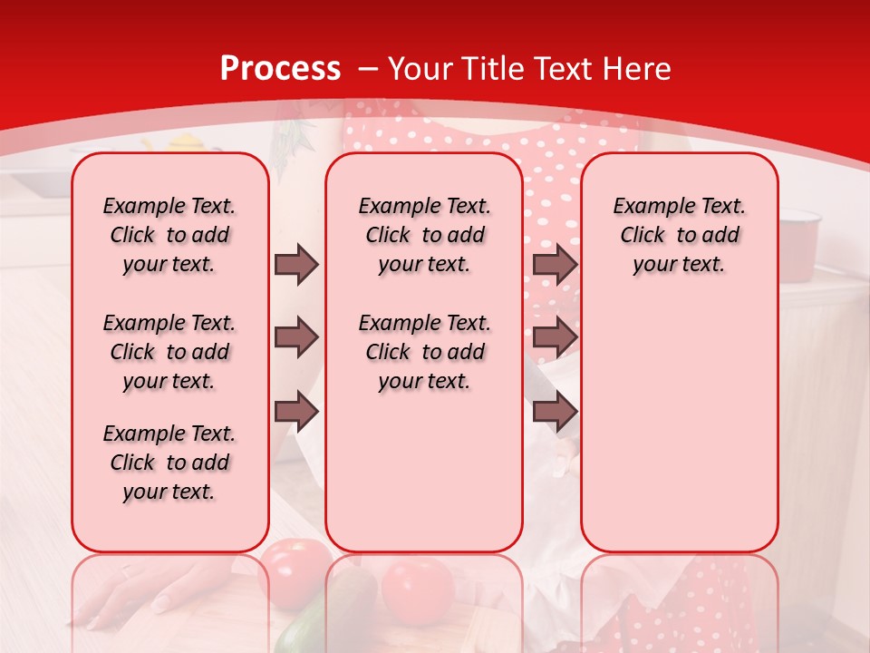 Surprised Dieting Portrait PowerPoint Template